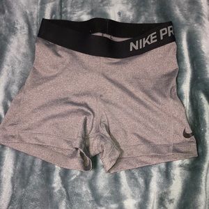 Nike Pro Grey Shorts